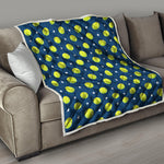 Tennis Sport Pattern Print Quilt