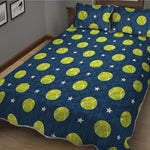 Tennis Sport Pattern Print Quilt Bed Set