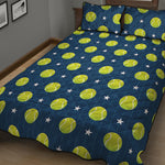 Tennis Sport Pattern Print Quilt Bed Set