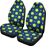 Tennis Sport Pattern Print Universal Fit Car Seat Covers