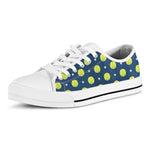 Tennis Sport Pattern Print White Low Top Shoes