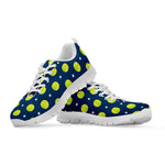Tennis Sport Pattern Print White Sneakers