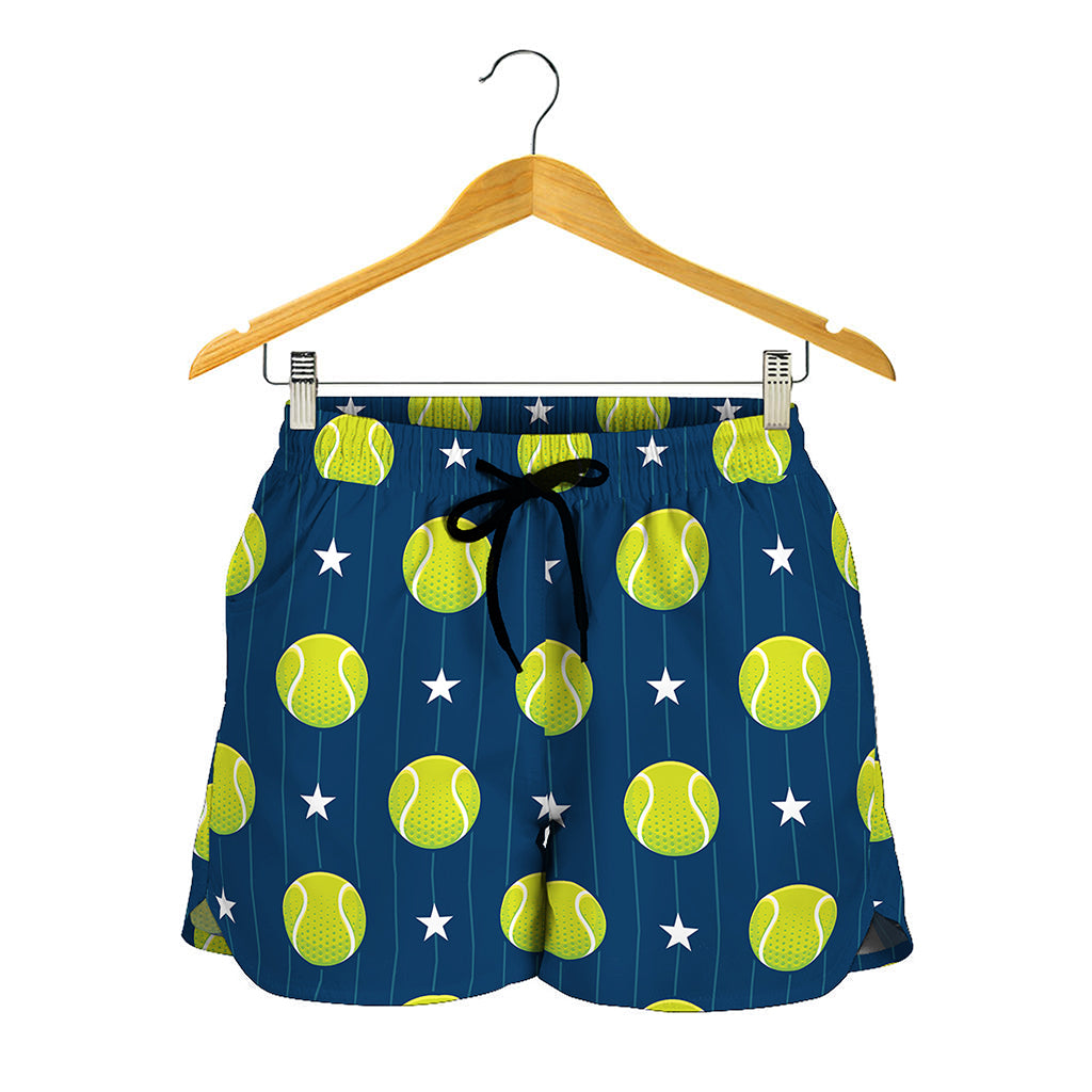 Tennis Sport Pattern Print Women's Shorts