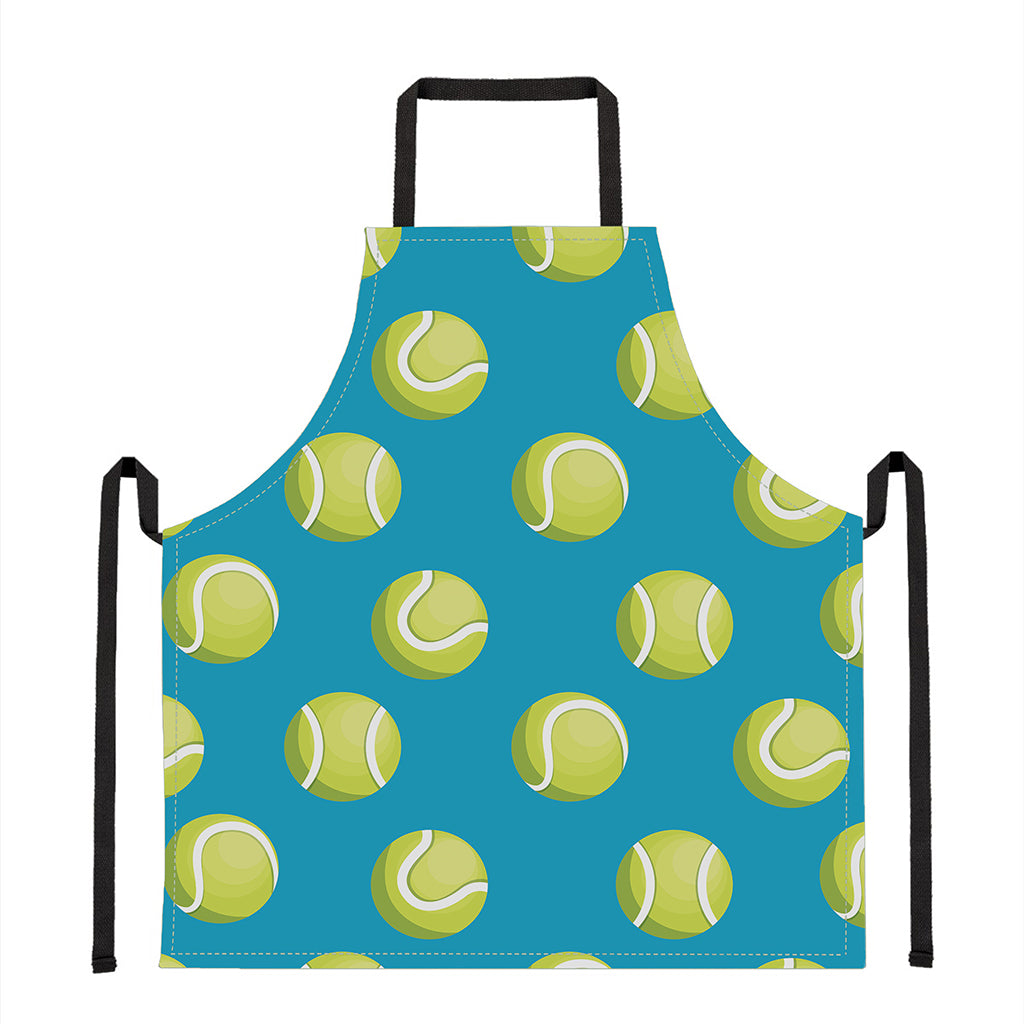 Tennis Theme Pattern Print Apron