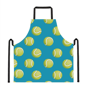 Tennis Theme Pattern Print Apron