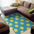 Tennis Theme Pattern Print Floor Mat