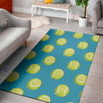 Tennis Theme Pattern Print Area Rug