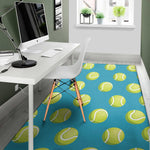 Tennis Theme Pattern Print Area Rug
