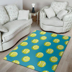 Tennis Theme Pattern Print Area Rug