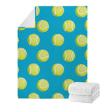 Tennis Theme Pattern Print Blanket