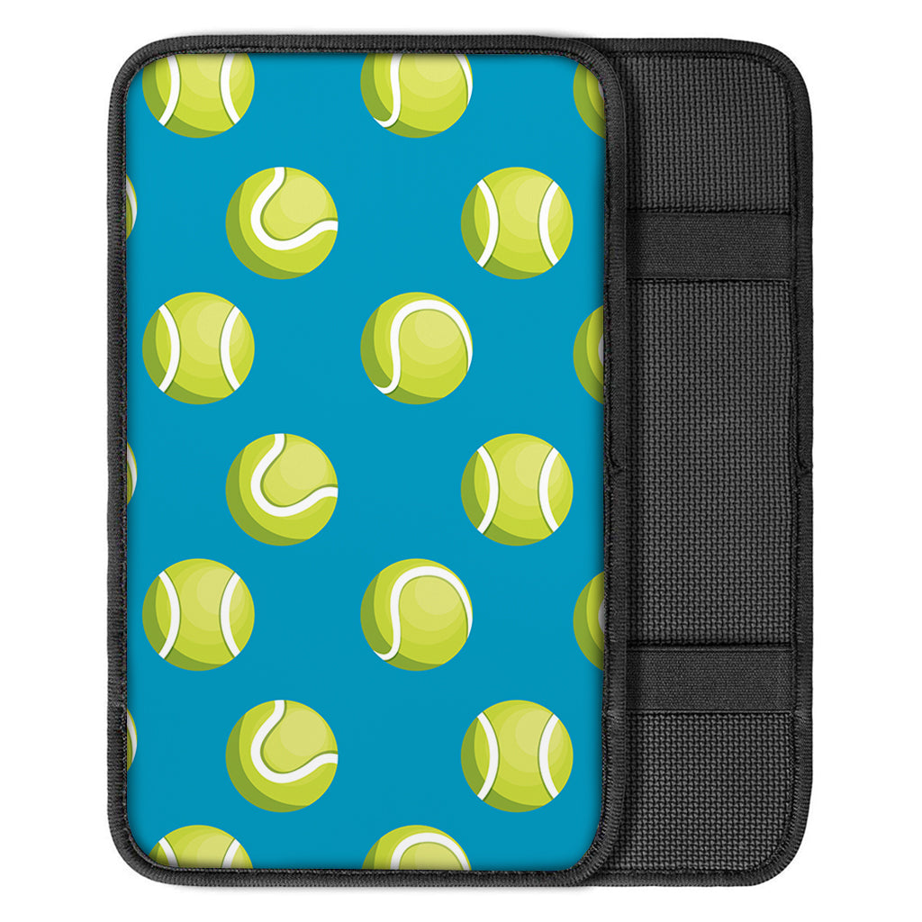 Tennis Theme Pattern Print Car Center Console Cover