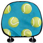 Tennis Theme Pattern Print Car Headrest Covers