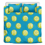 Tennis Theme Pattern Print Duvet Cover Bedding Set