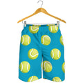 Tennis Theme Pattern Print Men's Shorts