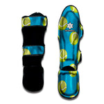 Tennis Theme Pattern Print Muay Thai Shin Guard