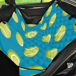 Tennis Theme Pattern Print Pet Car Back Seat Cover