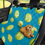 Tennis Theme Pattern Print Pet Car Back Seat Cover