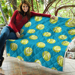 Tennis Theme Pattern Print Quilt