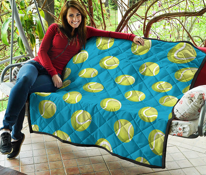 Tennis Theme Pattern Print Quilt