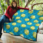 Tennis Theme Pattern Print Quilt
