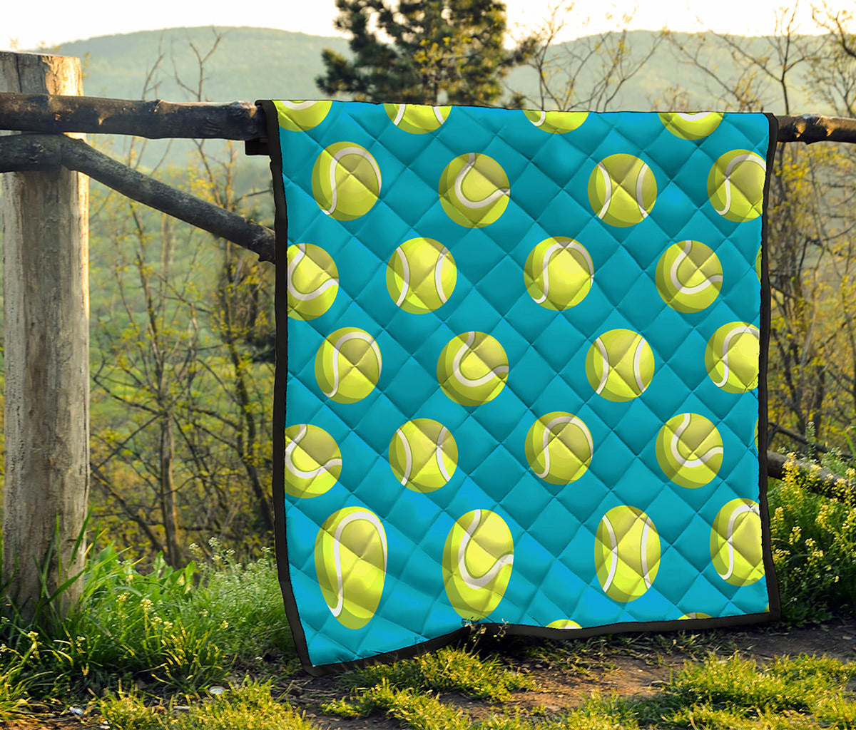 Tennis Theme Pattern Print Quilt