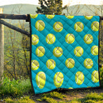 Tennis Theme Pattern Print Quilt