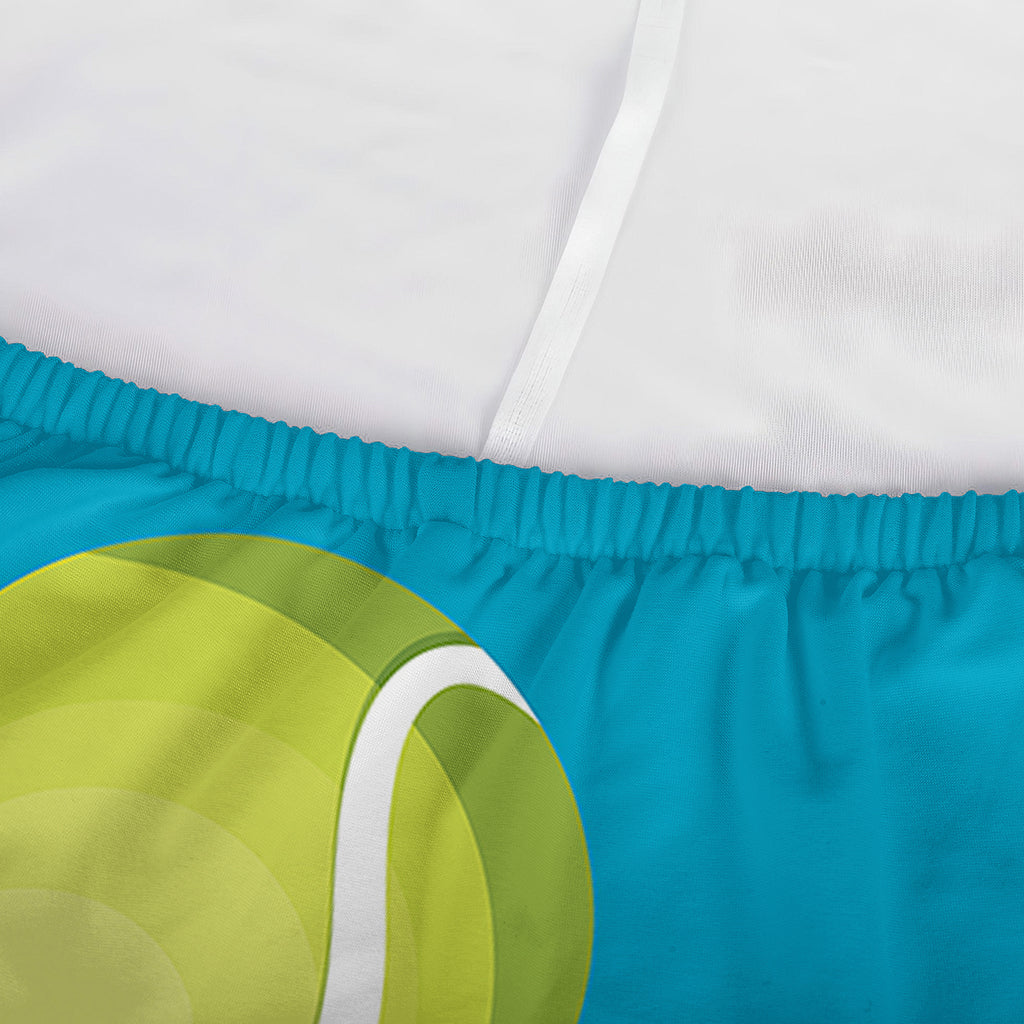 Tennis Theme Pattern Print Sofa Cover
