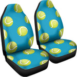 Tennis Theme Pattern Print Universal Fit Car Seat Covers