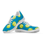 Tennis Theme Pattern Print White Sneakers