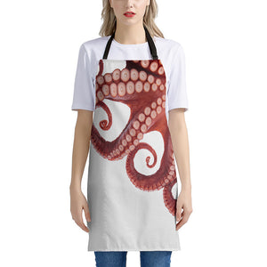 Tentacles Of Octopus Print Apron