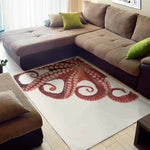 Tentacles Of Octopus Print Area Rug