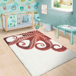 Tentacles Of Octopus Print Area Rug