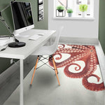 Tentacles Of Octopus Print Area Rug