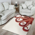 Tentacles Of Octopus Print Area Rug