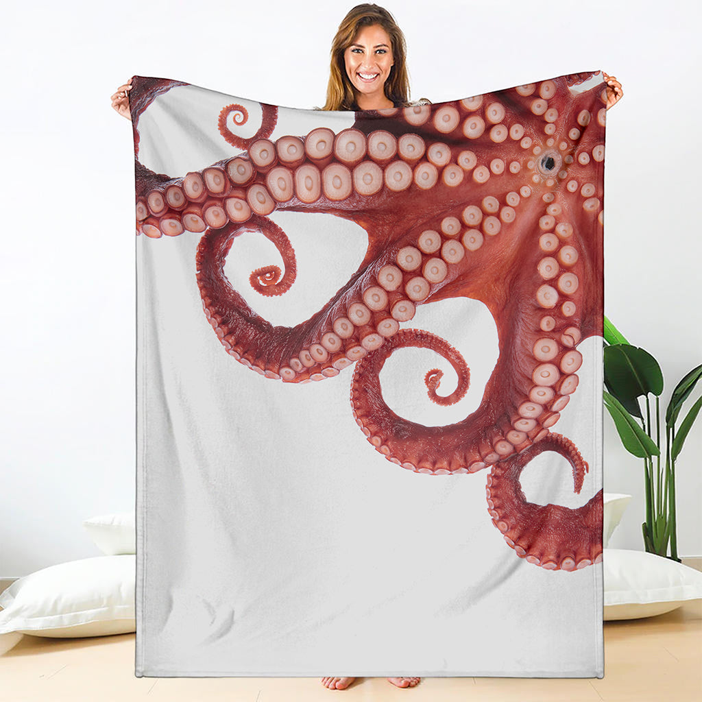 Tentacles Of Octopus Print Blanket