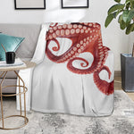 Tentacles Of Octopus Print Blanket