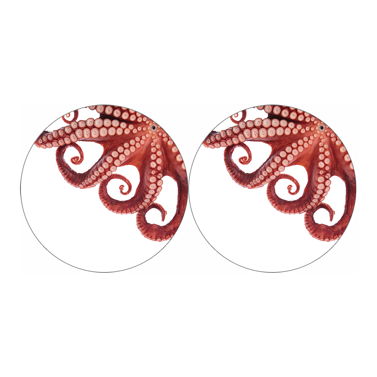 Tentacles Of Octopus Print Car Coasters