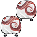 Tentacles Of Octopus Print Car Headrest Covers