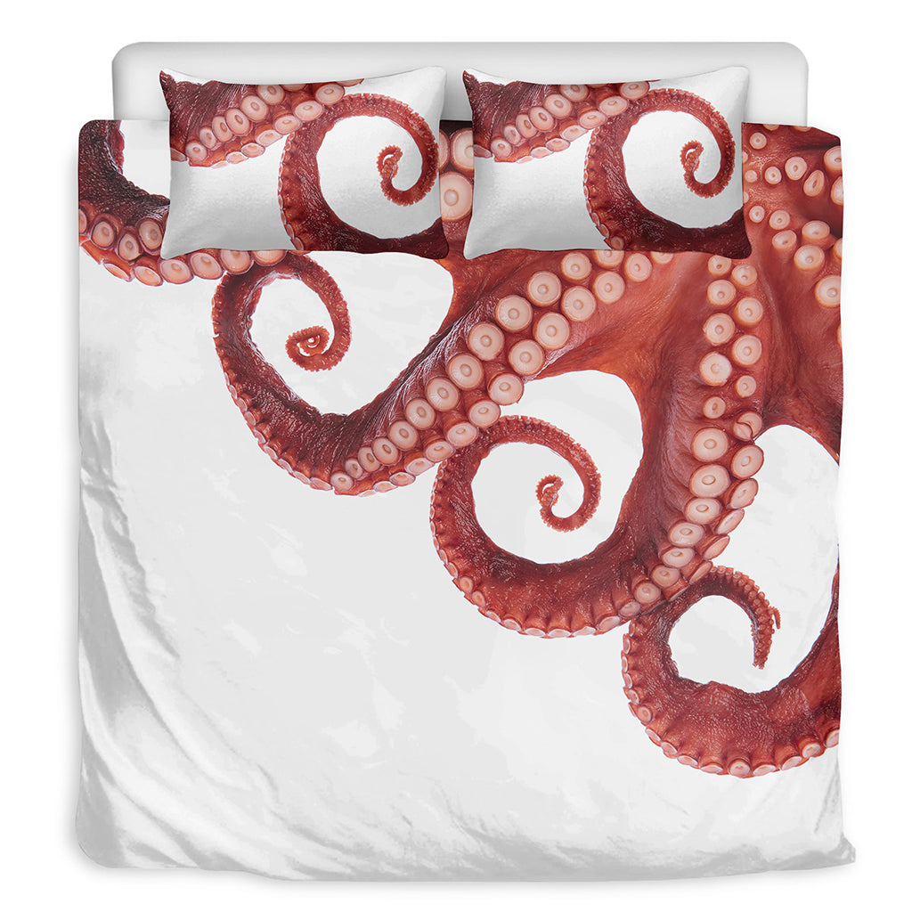 Tentacles Of Octopus Print Duvet Cover Bedding Set