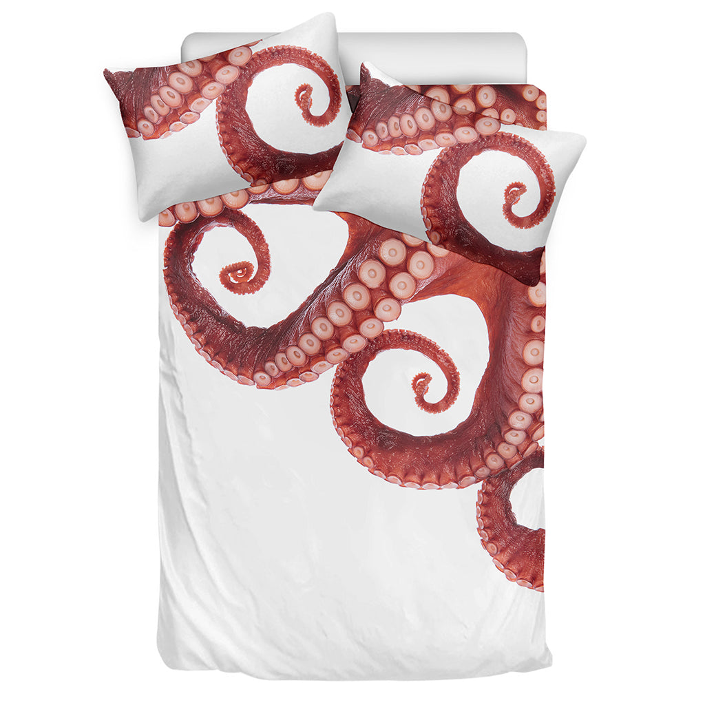 Tentacles Of Octopus Print Duvet Cover Bedding Set