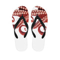 Tentacles Of Octopus Print Flip Flops