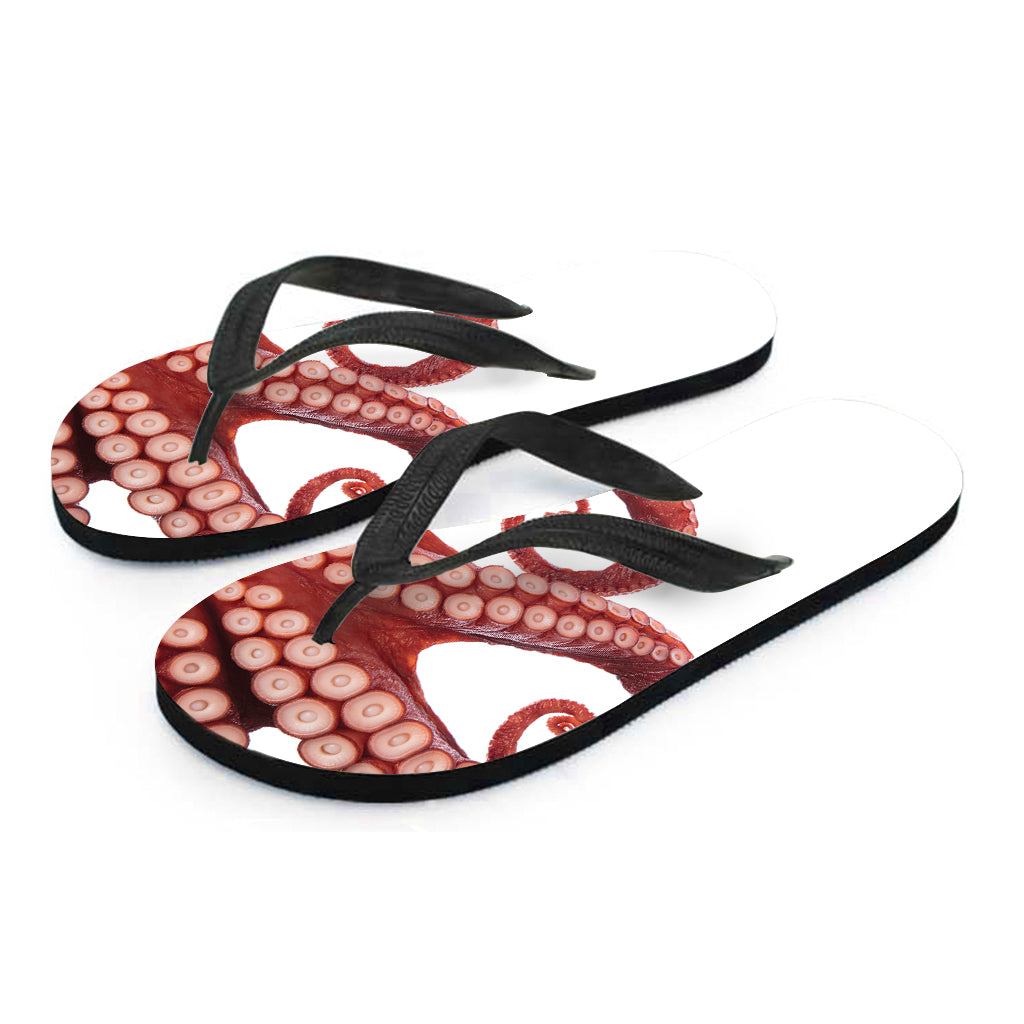 Tentacles Of Octopus Print Flip Flops