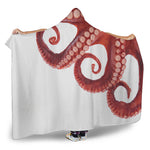 Tentacles Of Octopus Print Hooded Blanket
