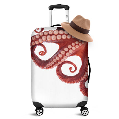 Tentacles Of Octopus Print Luggage Cover