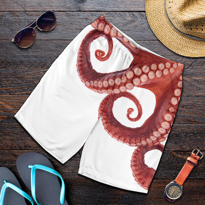 Tentacles Of Octopus Print Men's Shorts
