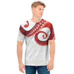 Tentacles Of Octopus Print Men's T-Shirt