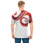 Tentacles Of Octopus Print Men's T-Shirt