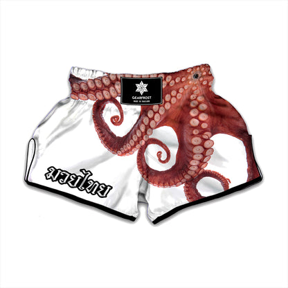 Tentacles Of Octopus Print Muay Thai Boxing Shorts