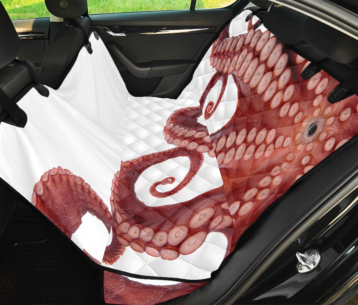 Tentacles Of Octopus Print Pet Car Back Seat Cover