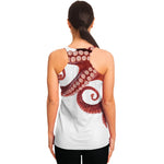 Tentacles Of Octopus Print Women's Racerback Tank Top